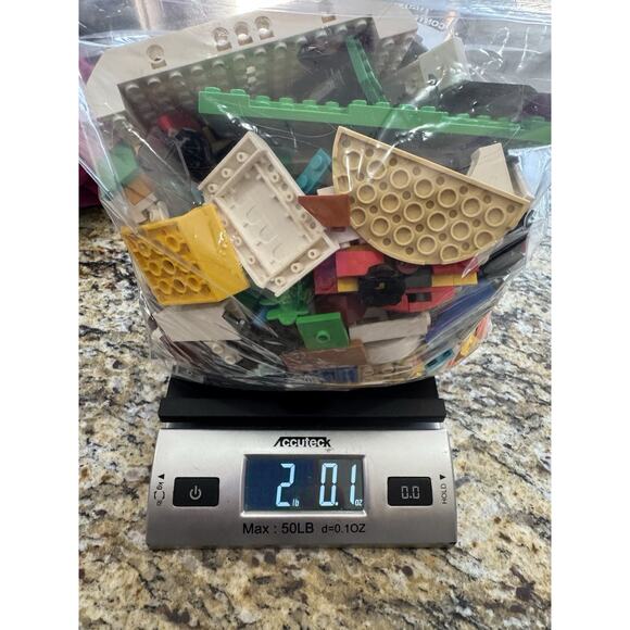 2 TWO POUNDS MIXED LOT OF CLEAN LEGO PIECES from Sets - Picture 1 of 4